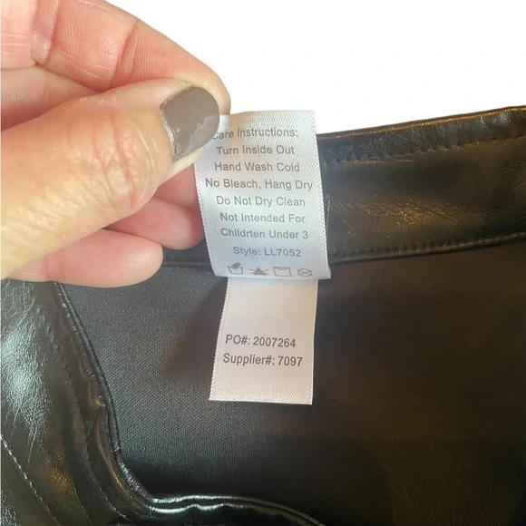 Urban Groove Vegan Leather Black Jacket - Picture 8 of 16